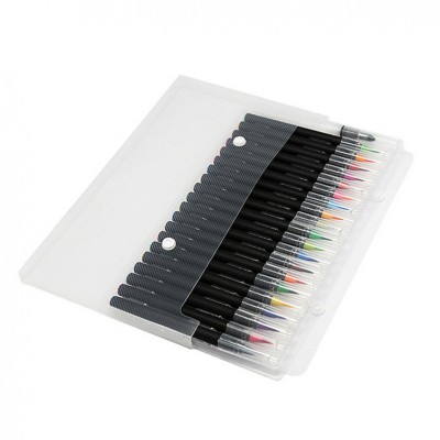 20 colors brush tip art drawing water color marker pen with one white pen