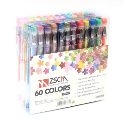 best value glitter gel pen 60 coloring gel pen