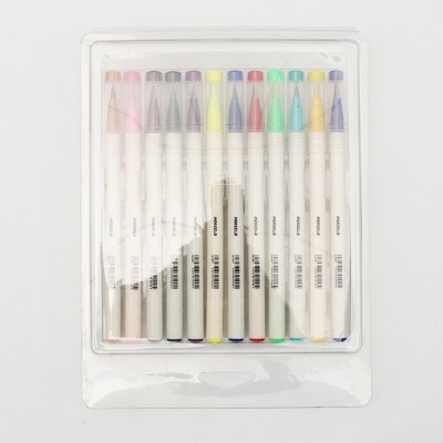 Quality assurance 12 colors calligraphy watercolor art brush marker pens