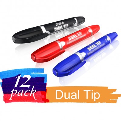 ZSCM  Erasable Whiteboard Marker pen Dual Tip Whiteboard Marker Pen For School & Office